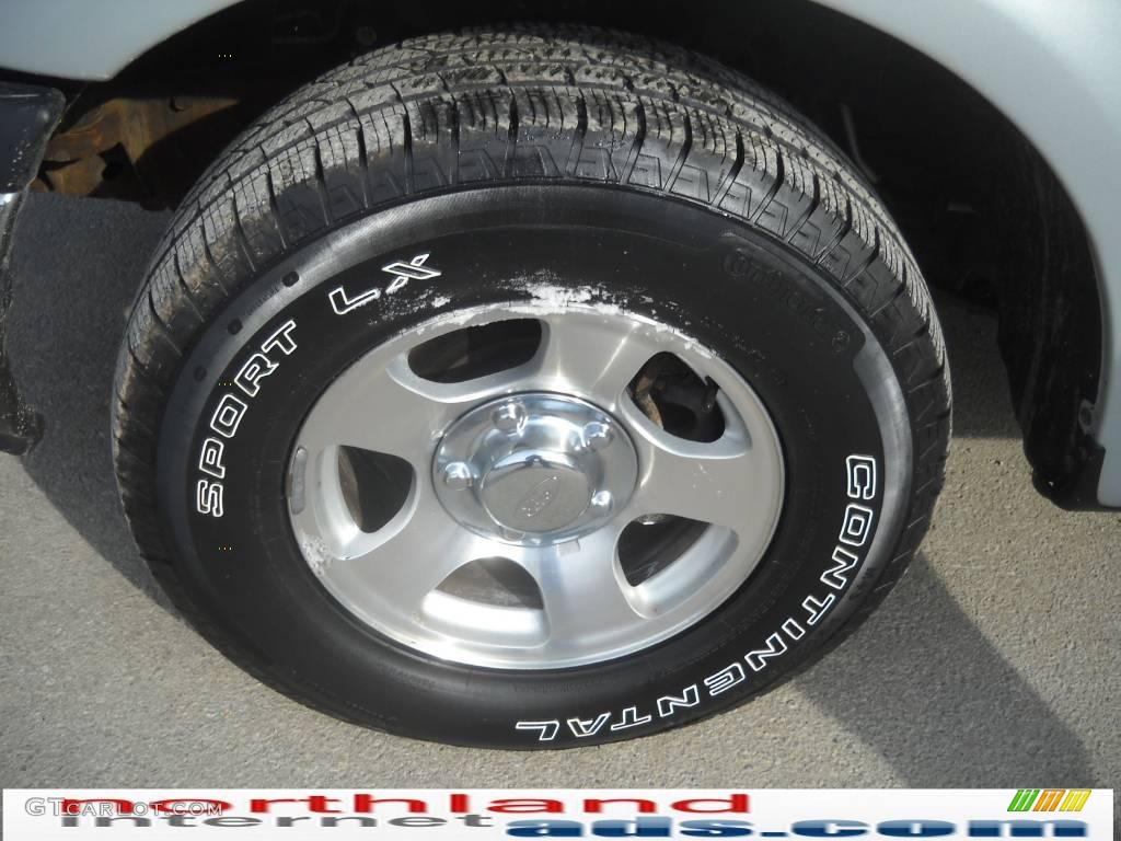 2003 F150 XLT SuperCab - Silver Metallic / Medium Graphite Grey photo #15
