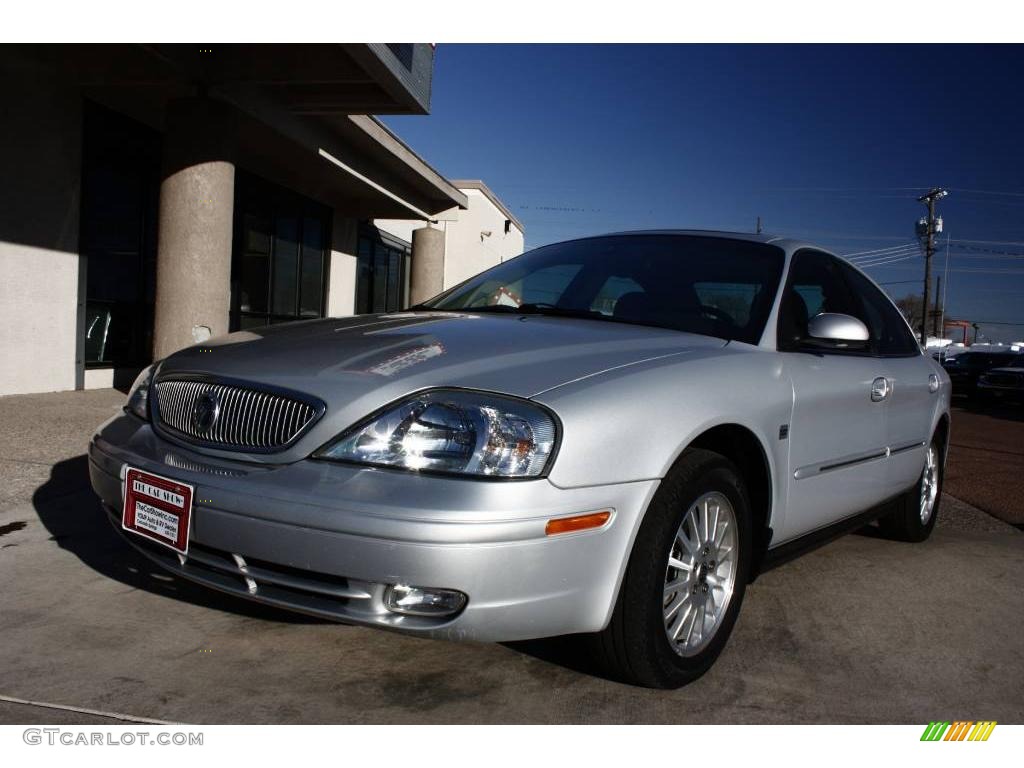 2003 Sable LS Premium Sedan - Silver Frost Metallic / Medium Graphite photo #13