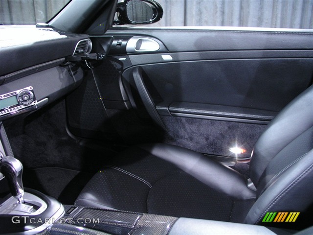 2008 911 Turbo Cabriolet - Black / Black photo #12