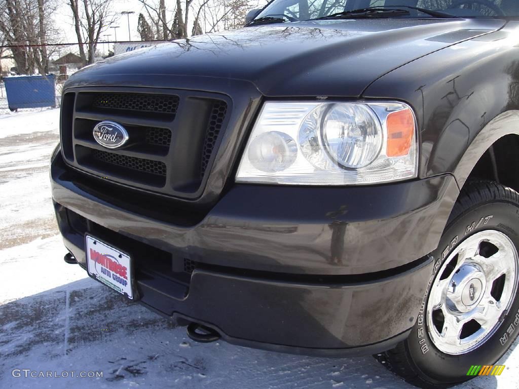 2005 F150 STX SuperCab 4x4 - Dark Shadow Grey Metallic / Medium Flint Grey photo #9