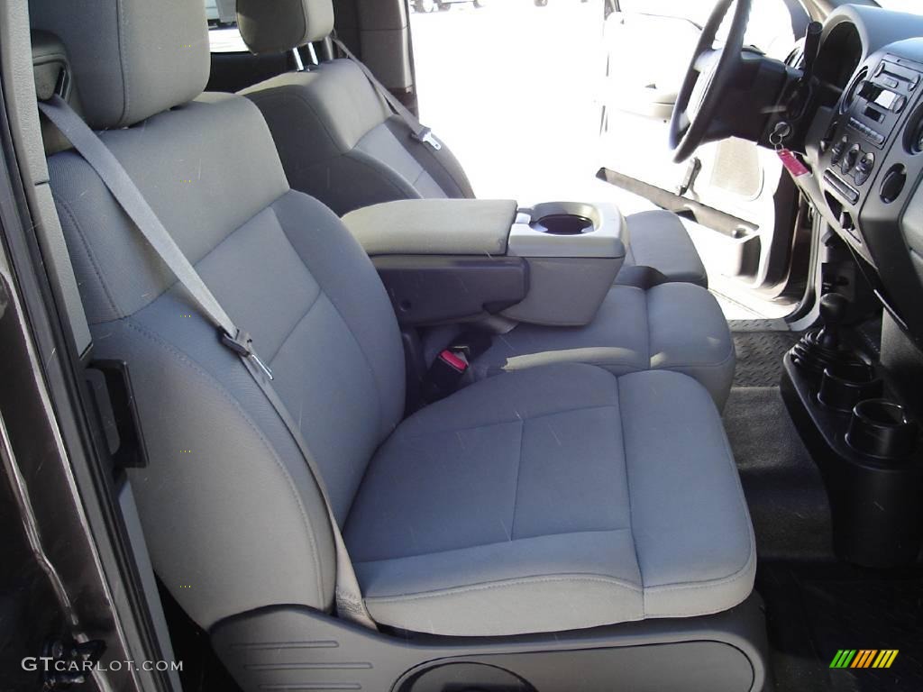 2005 F150 STX SuperCab 4x4 - Dark Shadow Grey Metallic / Medium Flint Grey photo #17