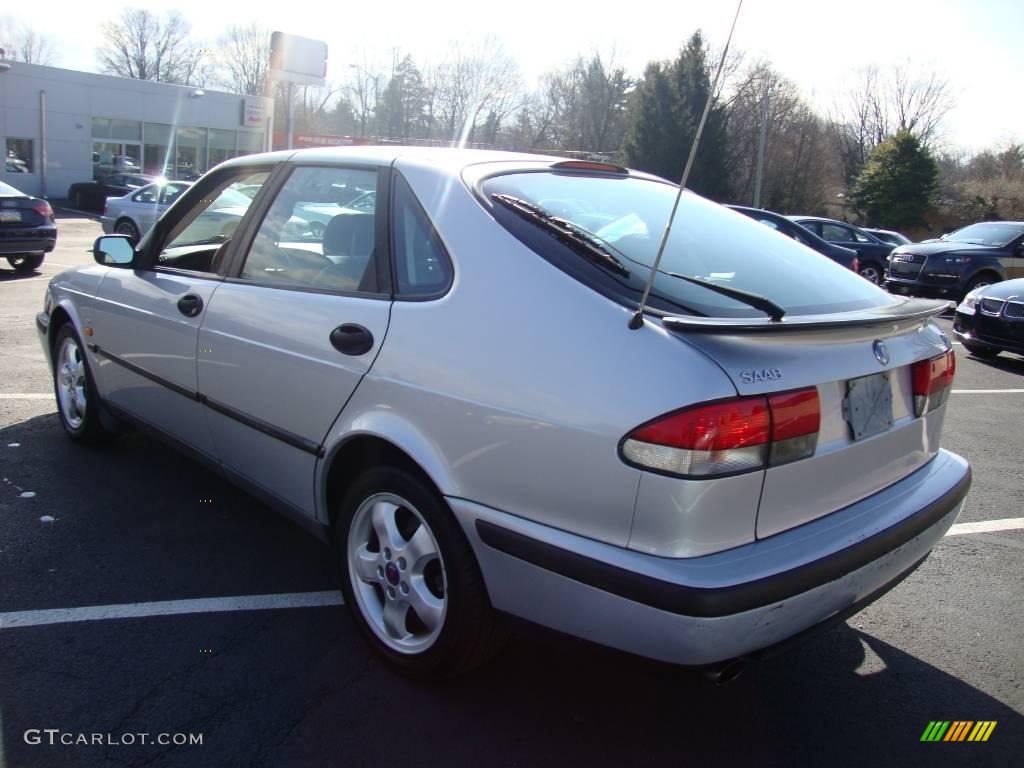1999 9-3 SE Sedan - Silver Metallic / Medium Gray photo #9