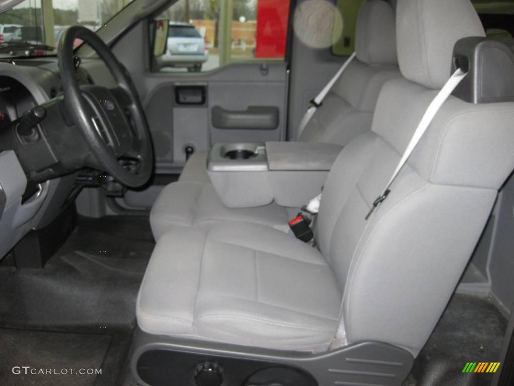 2006 F150 STX Regular Cab - Dark Shadow Grey Metallic / Medium/Dark Flint photo #14