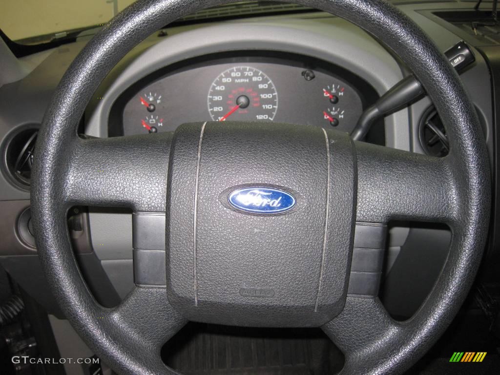 2006 F150 STX Regular Cab - Dark Shadow Grey Metallic / Medium/Dark Flint photo #16