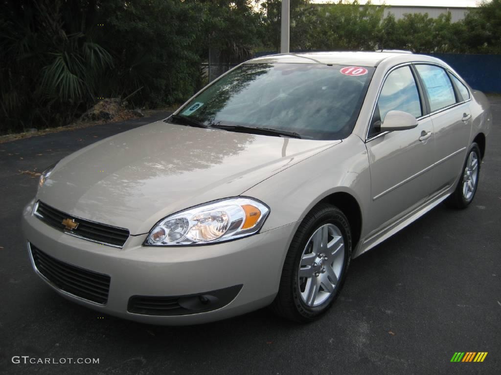 2010 Impala LT - Gold Mist Metallic / Neutral photo #1