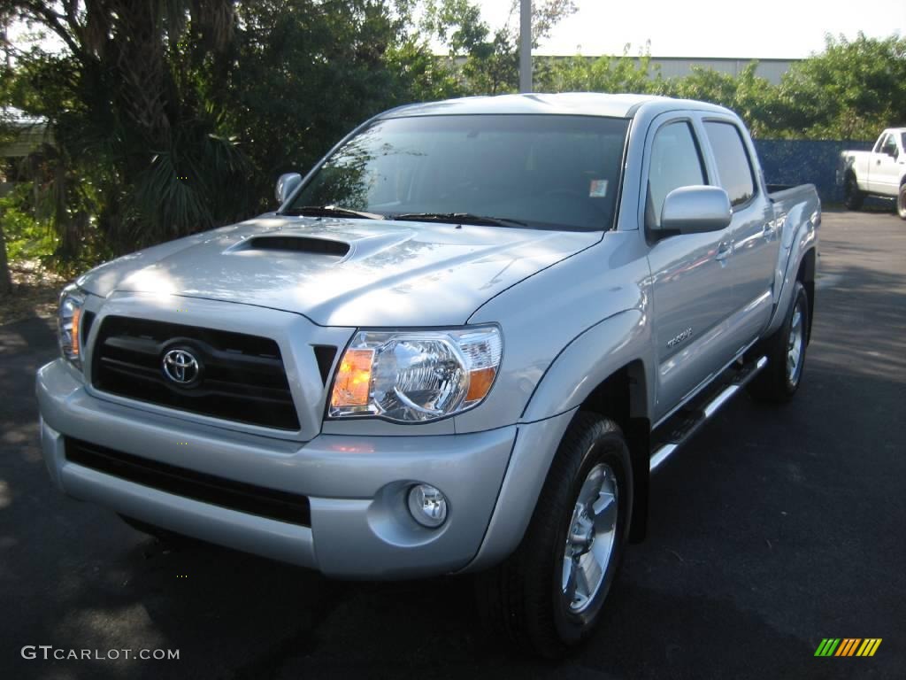 2007 Tacoma V6 PreRunner TRD Sport Double Cab - Silver Streak Mica / Graphite Gray photo #1