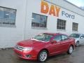 2010 Sangria Red Metallic Ford Fusion SEL V6  photo #1