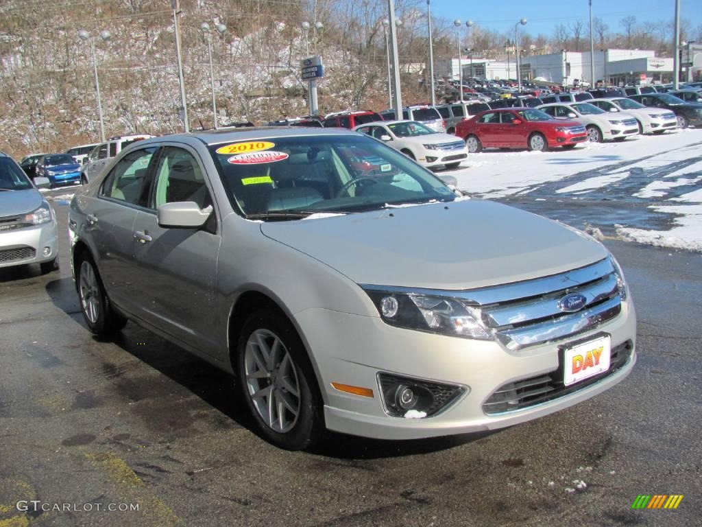 2010 Fusion SEL V6 - Brilliant Silver Metallic / Camel photo #6