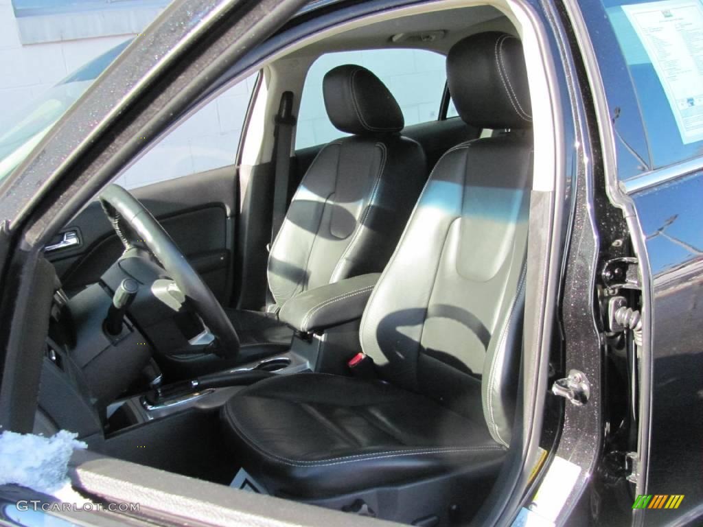 2010 Fusion SEL V6 - Tuxedo Black Metallic / Charcoal Black photo #9