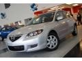 2008 Sunlight Silver Metallic Mazda MAZDA3 i Sport Sedan  photo #2