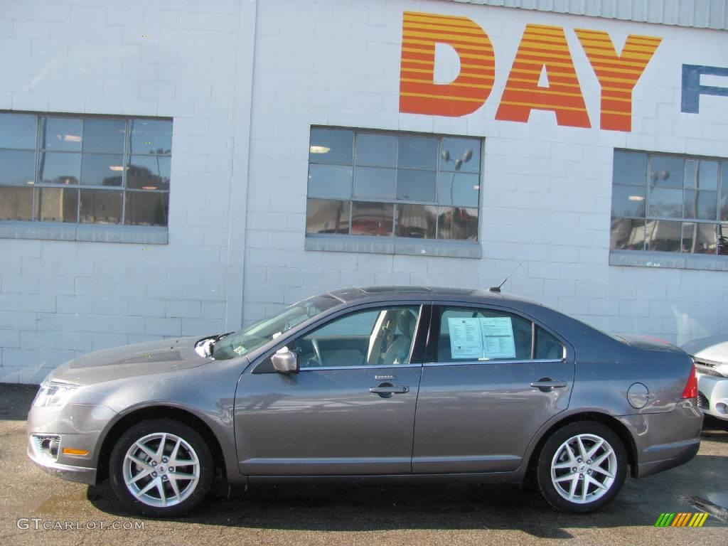 2010 Fusion SEL V6 - Sterling Grey Metallic / Camel photo #2