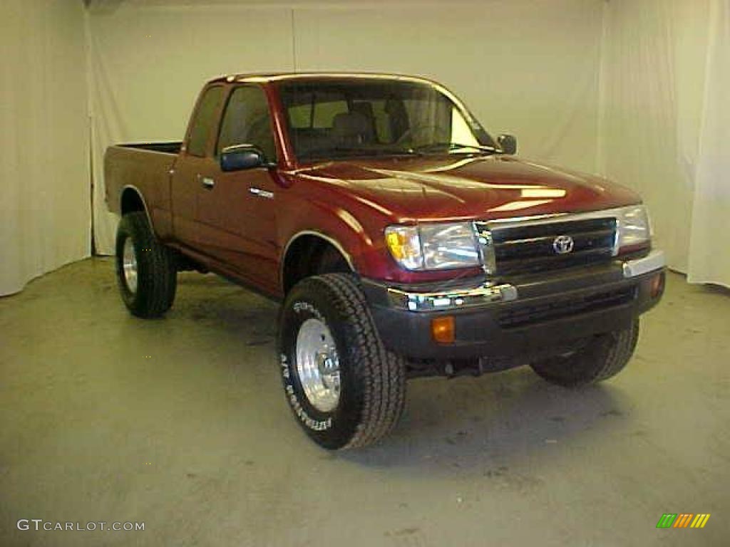 1999 Sunfire Red Pearl Toyota Tacoma Extended Cab 4x4