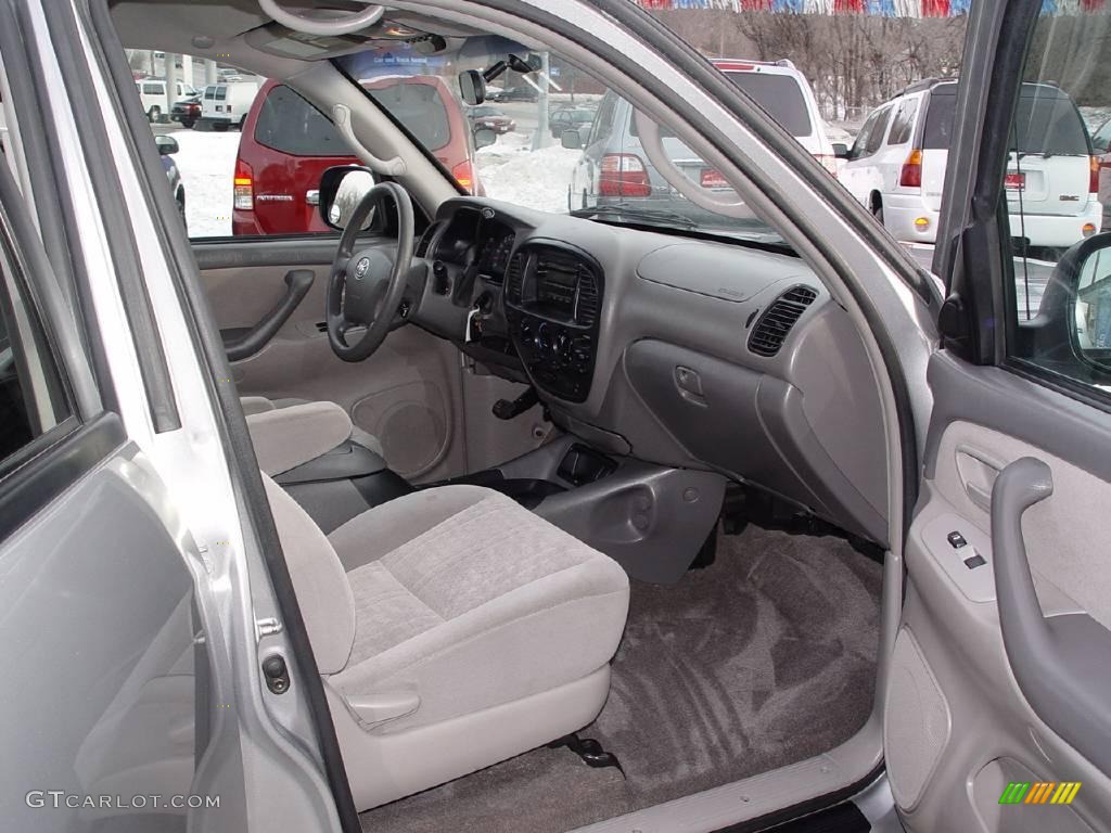 2006 Tundra SR5 Double Cab 4x4 - Phantom Gray Pearl / Light Charcoal photo #14