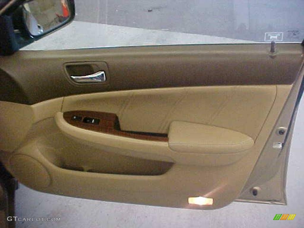 2006 Accord EX-L V6 Sedan - Desert Mist Metallic / Ivory photo #13