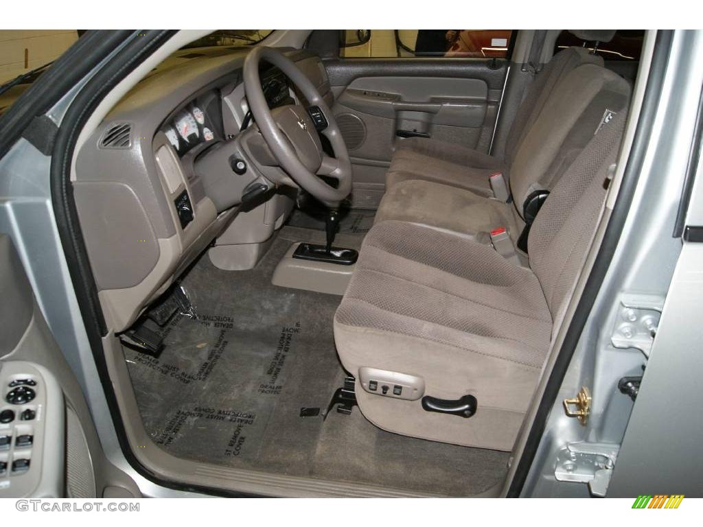 2005 Ram 1500 SLT Quad Cab 4x4 - Bright Silver Metallic / Dark Slate Gray photo #13