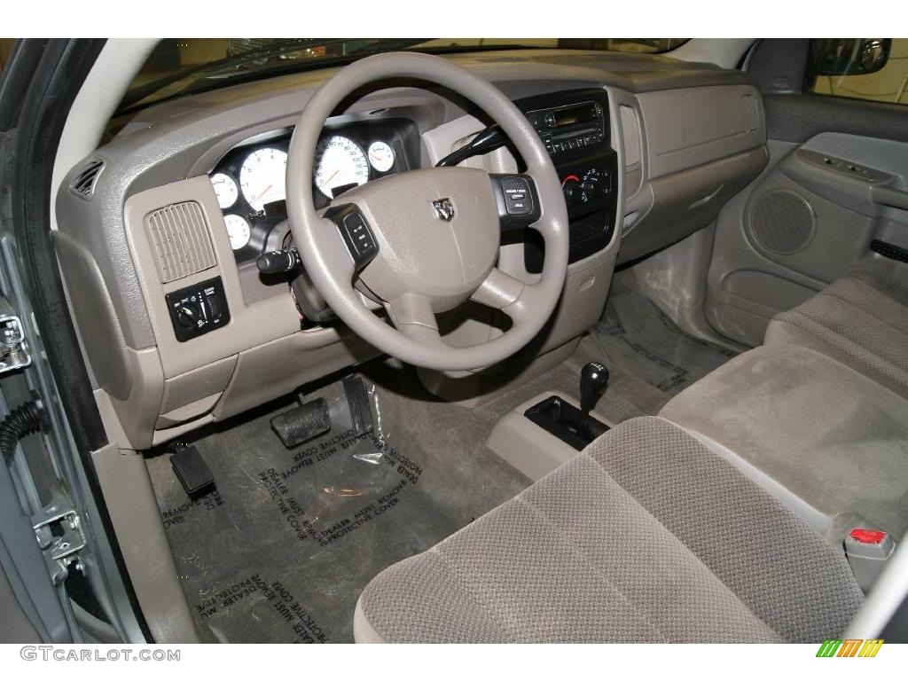 2005 Ram 1500 SLT Quad Cab 4x4 - Bright Silver Metallic / Dark Slate Gray photo #14