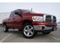 2007 Inferno Red Crystal Pearl Dodge Ram 1500 Big Horn Edition Quad Cab 4x4  photo #1