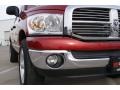 2007 Inferno Red Crystal Pearl Dodge Ram 1500 Big Horn Edition Quad Cab 4x4  photo #3