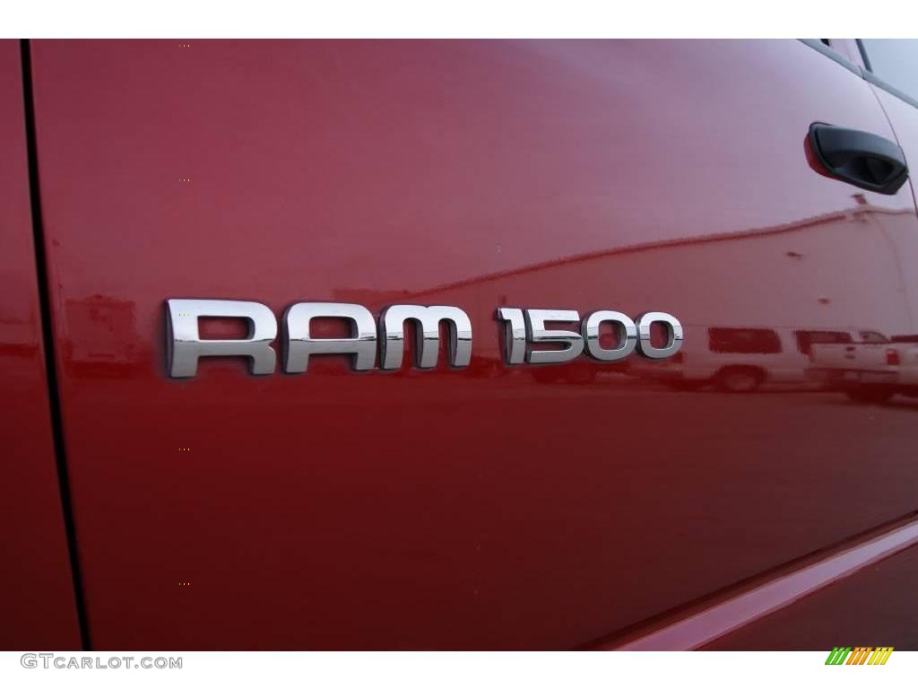 2007 Ram 1500 Big Horn Edition Quad Cab 4x4 - Inferno Red Crystal Pearl / Medium Slate Gray photo #10