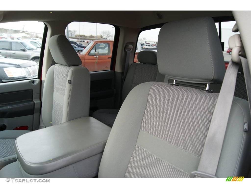 2007 Ram 1500 Big Horn Edition Quad Cab 4x4 - Inferno Red Crystal Pearl / Medium Slate Gray photo #15