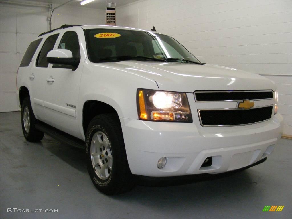 2007 Tahoe LT - Summit White / Ebony photo #3