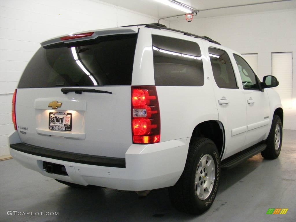 2007 Tahoe LT - Summit White / Ebony photo #4