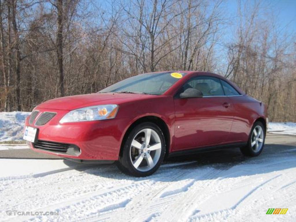 2007 G6 GT Convertible - Crimson Red / Light Taupe photo #1