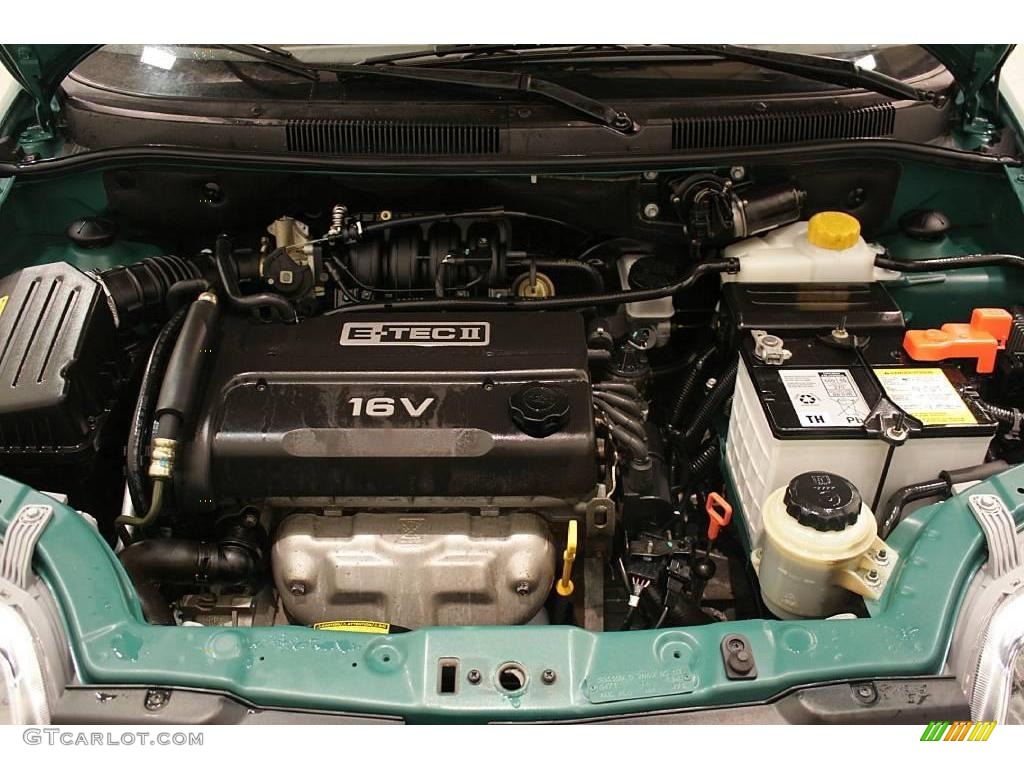 2004 Aveo LS Sedan - Modern Green / Gray photo #19