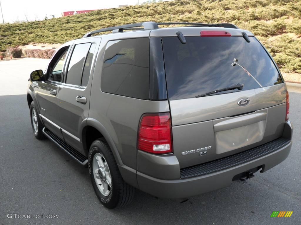 2002 Explorer XLT 4x4 - Mineral Grey Metallic / Medium Parchment photo #2