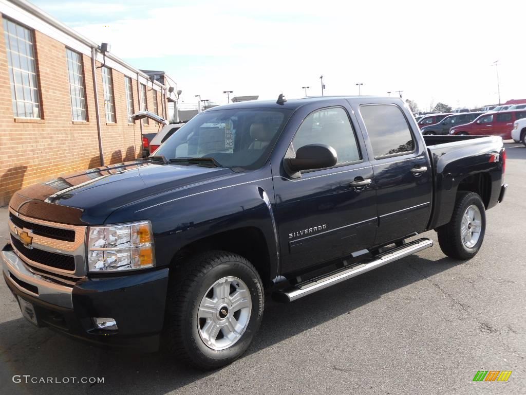 2010 Silverado 1500 LT Crew Cab 4x4 - Imperial Blue Metallic / Light Titanium/Ebony photo #1