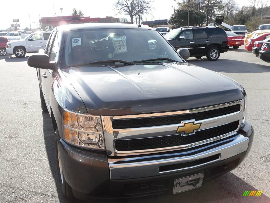 2010 Silverado 1500 LT Extended Cab 4x4 - Taupe Gray Metallic / Ebony photo #7