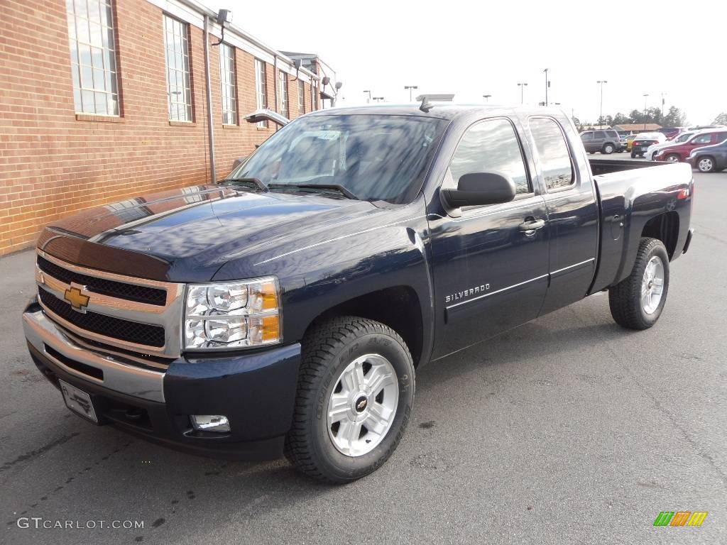 2010 Silverado 1500 LT Extended Cab - Imperial Blue Metallic / Ebony photo #1