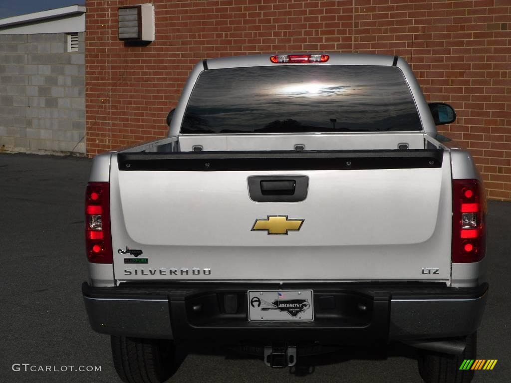 2010 Silverado 1500 LTZ Extended Cab - Sheer Silver Metallic / Ebony photo #3