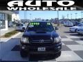 2010 Black Sand Pearl Toyota Tacoma V6 PreRunner TRD Double Cab  photo #2