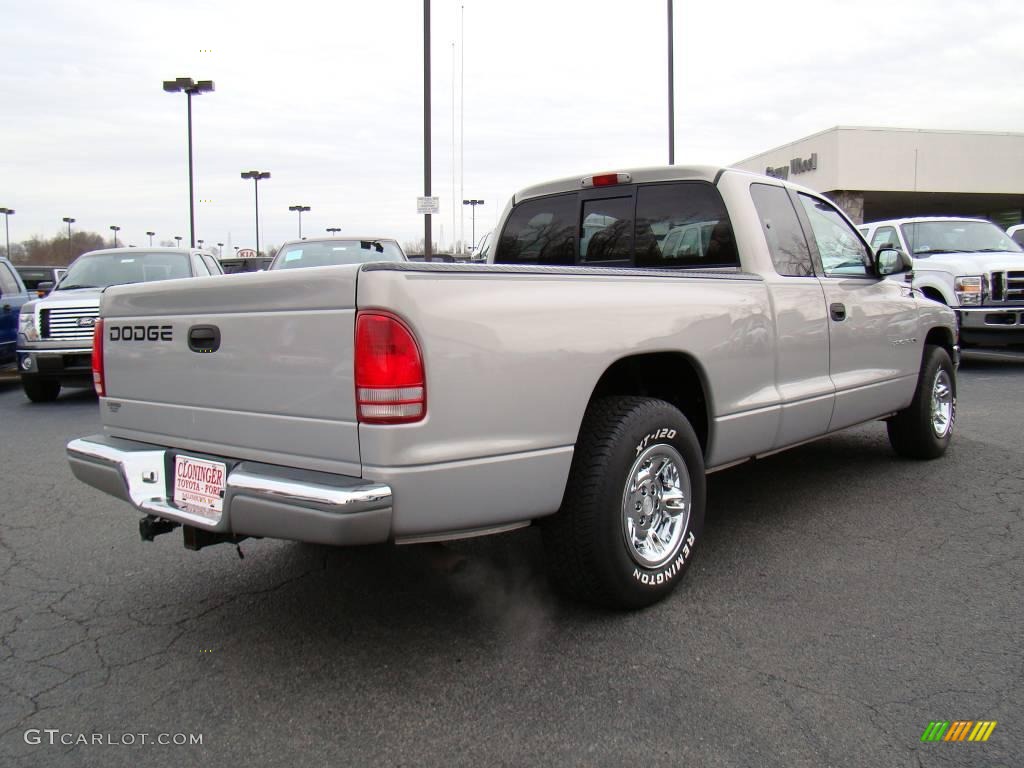 2000 Dakota SLT Extended Cab - Light Driftwood Satin Glow / Mist Gray photo #3