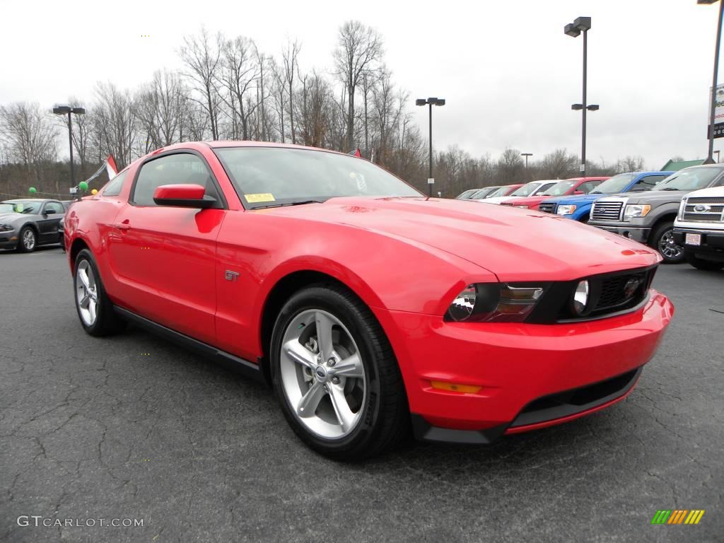 2010 Mustang GT Coupe - Torch Red / Charcoal Black photo #1