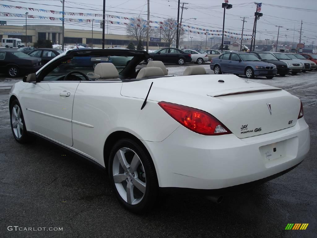 2006 G6 GT Convertible - Ivory White / Light Taupe photo #5