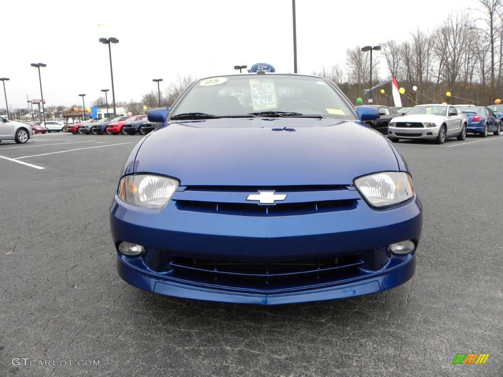 2005 Cavalier LS Sport Coupe - Arrival Blue Metallic / Graphite Gray photo #7