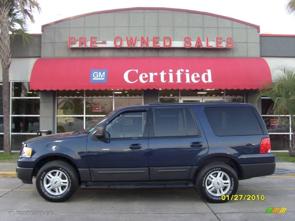 True Blue Metallic Ford Expedition