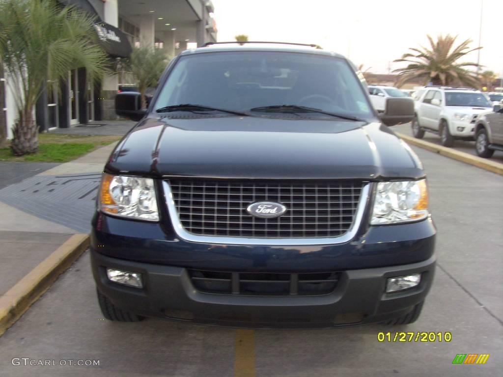 2004 Expedition XLT - True Blue Metallic / Medium Flint Gray photo #6