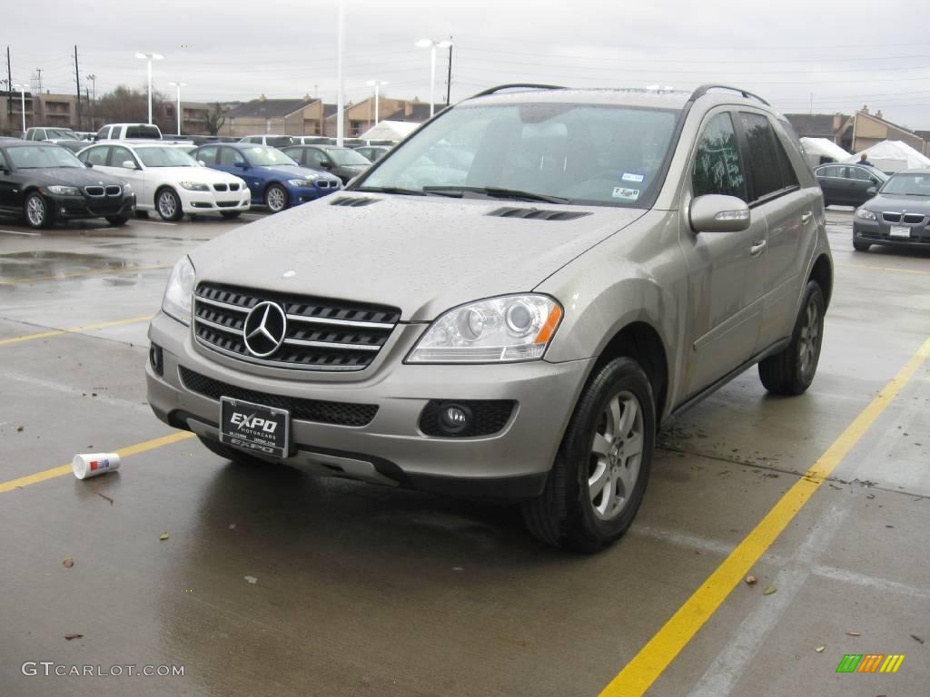 2007 ML 350 4Matic - Pewter Metallic / Black photo #1