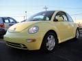 2001 Yellow Volkswagen New Beetle GLS TDI Coupe  photo #1