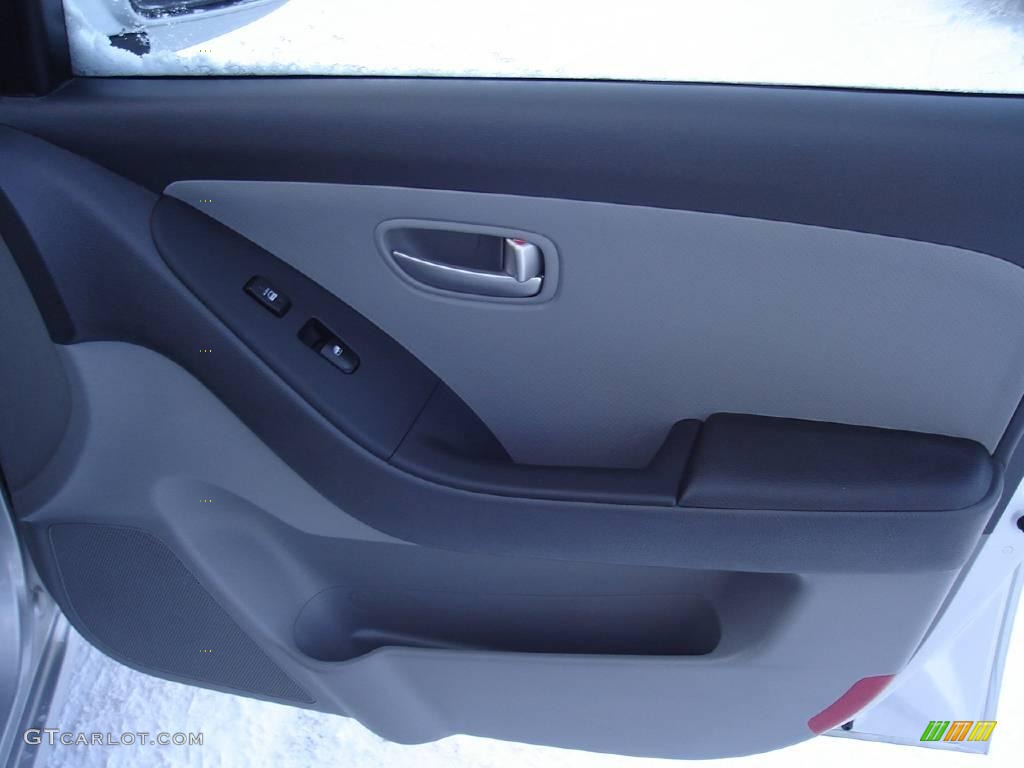 2008 Elantra GLS Sedan - QuickSilver Metallic / Gray photo #18
