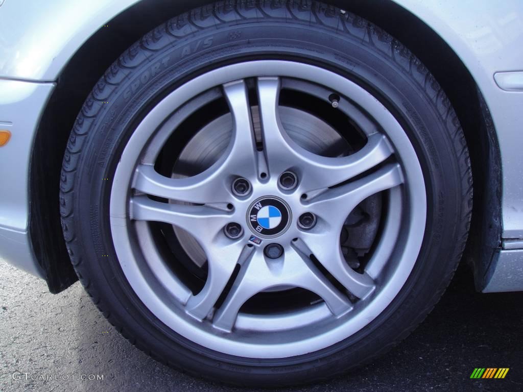 2004 3 Series 330i Coupe - Titanium Silver Metallic / Black photo #9