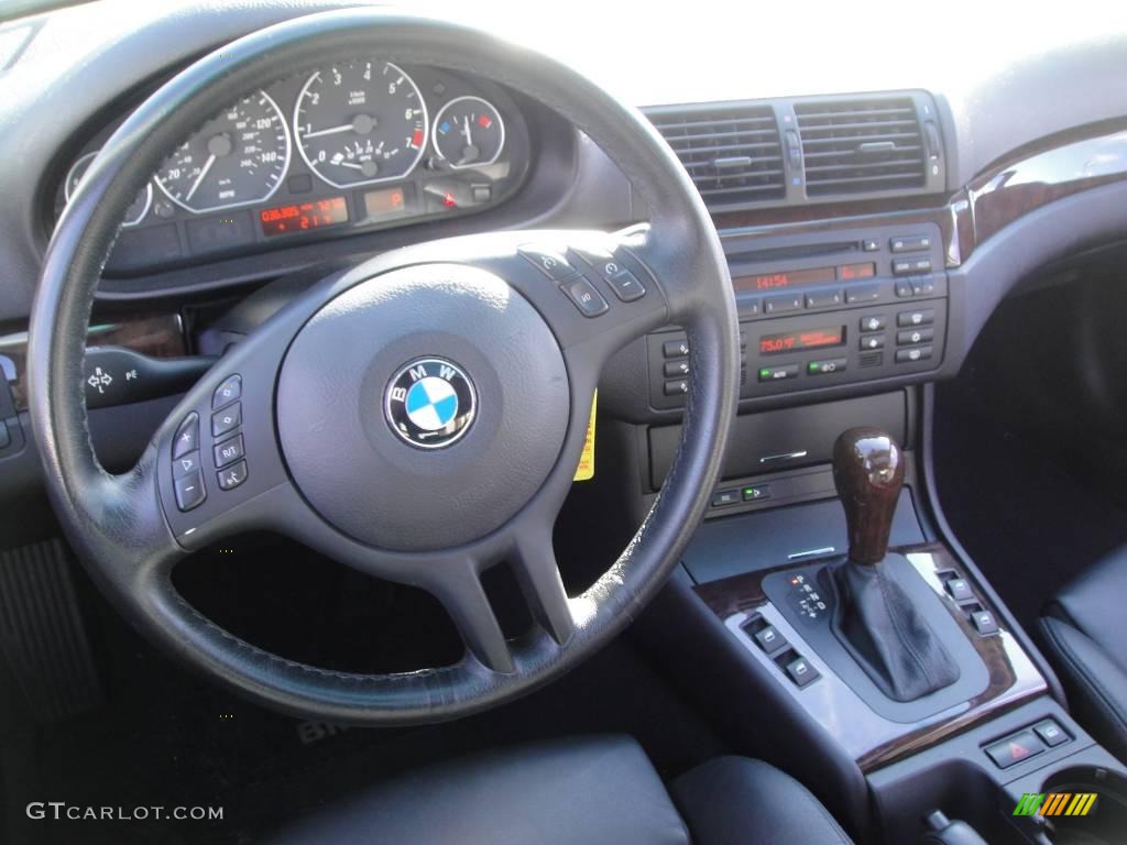 2004 3 Series 330i Coupe - Titanium Silver Metallic / Black photo #13