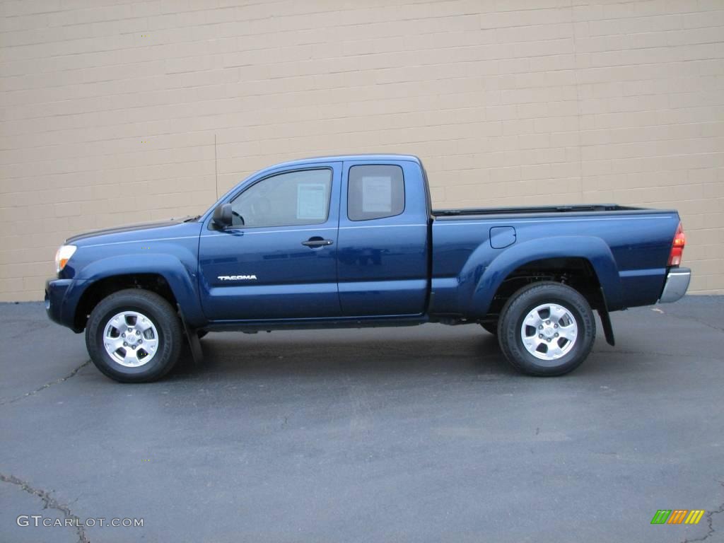 2007 Tacoma V6 PreRunner Access Cab - Indigo Ink Pearl / Graphite Gray photo #1