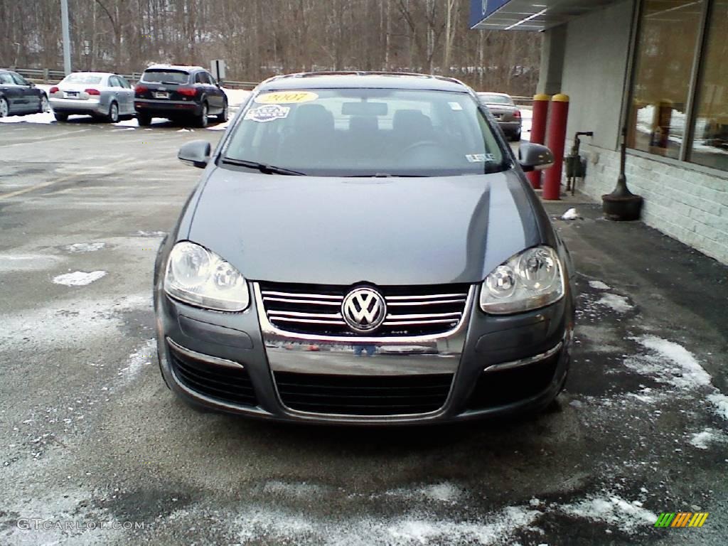 2007 Jetta 2.5 Sedan - Platinum Grey Metallic / Art Gray photo #3