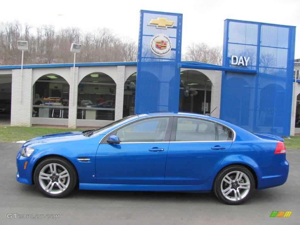 2009 G8 Sedan - Stryker Blue Metallic / Onyx photo #2
