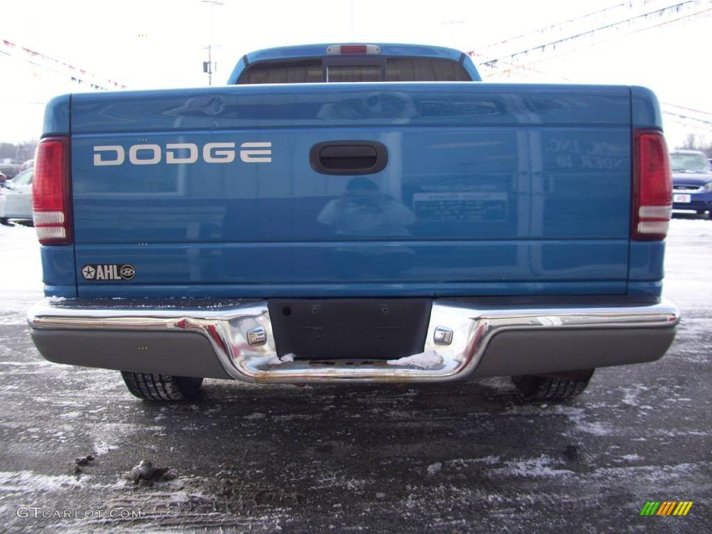 2000 Dakota SLT Extended Cab - Intense Blue Pearl / Agate photo #4