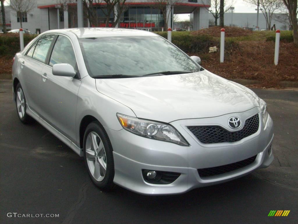 2010 Camry SE - Classic Silver Metallic / Ash Gray photo #1